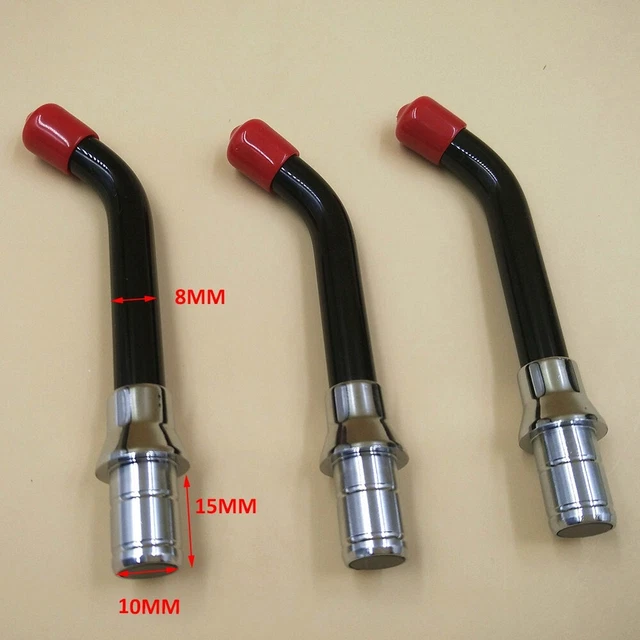 3Pcs Universal Dental LED Curing Lights Glass Light Guides Rod Tips 8x15x10MM