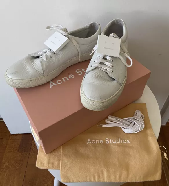 ACNE STUDIOS Adriana Grain leather sneakers/ trainers