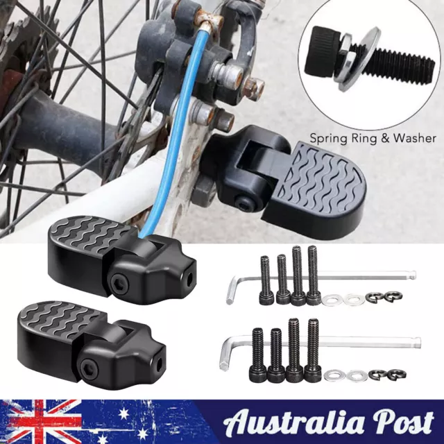 1 Pair Bicycle Pedals Footrest Electric Bike Foot Pegs Mountain Bikes Rear Pedal