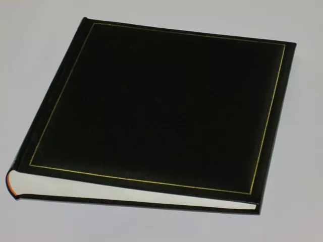 Album 400 photos 10x15 feuille classique blanche GRAND couverture noir neuf