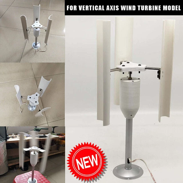 3-PHASE VERTICAL AXIS Breeze Wind Turbine Model PMSG Permanent Magnet ...