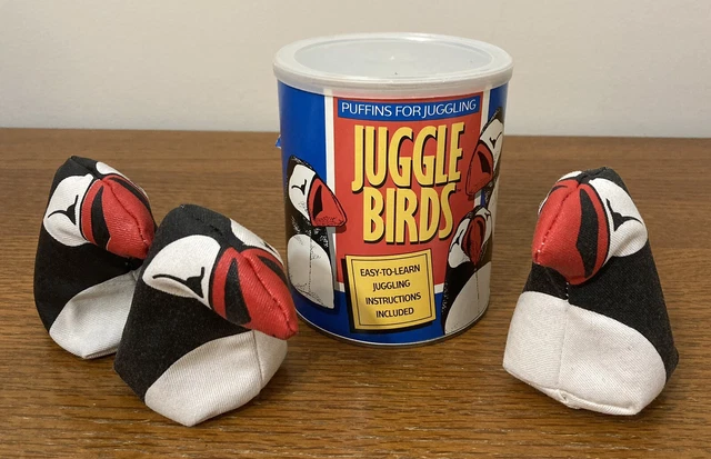 1987 Chasley Juggling Juggle Birds Puffins VINTAGE AND RARE