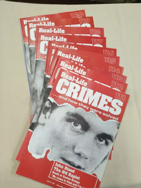 Real-Life Crimes Magazine  Volume 8. Issue 111-120. True Crime