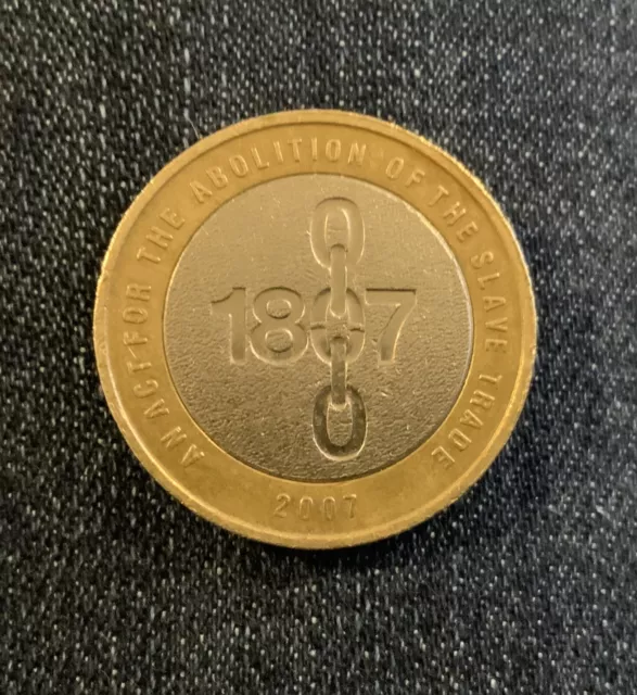 £2 Two Pound Coin (1807) Abolition of Slavery 2007 RARE With Mint Errors