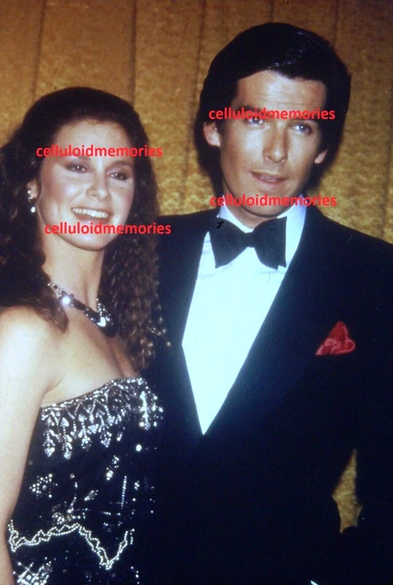 Original 35mm Slide Stephanie Zimbalist Pierce Brosnan Remington Steele NB
