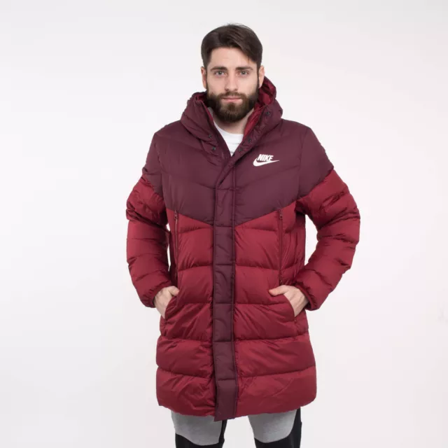 Giacca invernale uomo Nike cappotto down fill windrunner parka AO8915-661 nuova 2XL