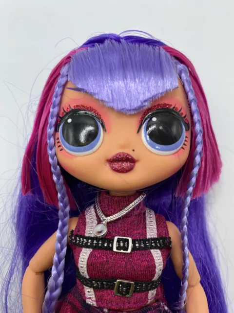 LOL Surprise OMG Shadow Winter Disco Fashion Purple Hair Doll With Outfit