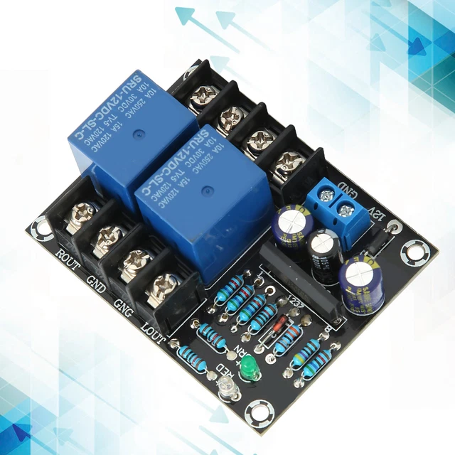 UPC1237 SPEAKER PROTECTION Board Audio Delay Circuit Module With Power