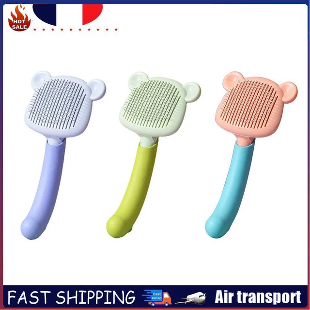 Pet Comb Hair Removes Dog Grooming Hair Cleaner Cleaning Beauty Slicker Brush