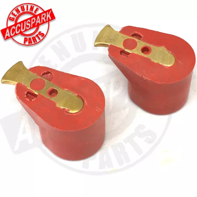 Lucas 43D4 45D4 59D4 Red Rotor Arm AccuSpark Replacement x 2 - UK Supply