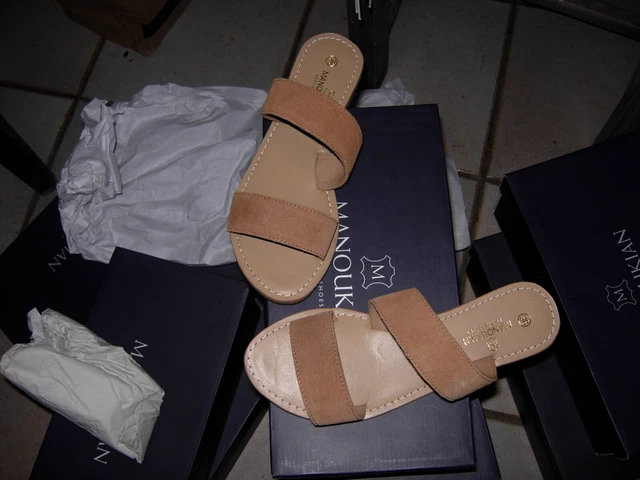 Chaussures à Talons Alain Manoukian - Taille 38, Cuir, Talon 8 Cm, Espagne, Occasion