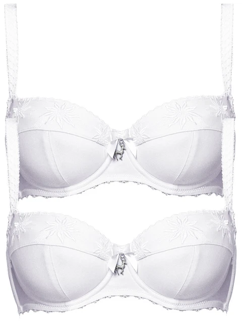 Soutien-gorge Dirndl Susa Oktoberfest - Blanc, Coque Armaturée Balconnet, Tailles 85-110 A-F, Neuf Avec étiquettes