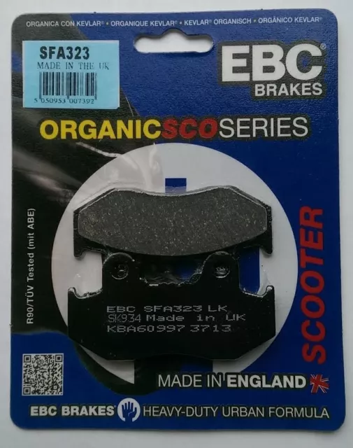 EBC Organic FRONT Disc Brake Pads Fits HONDA PES125 (PS125) (2006 to 2009)