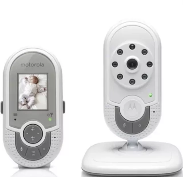Motorola Babyphone Vidéo avec écran 1.8" - MBP621 - Blanc