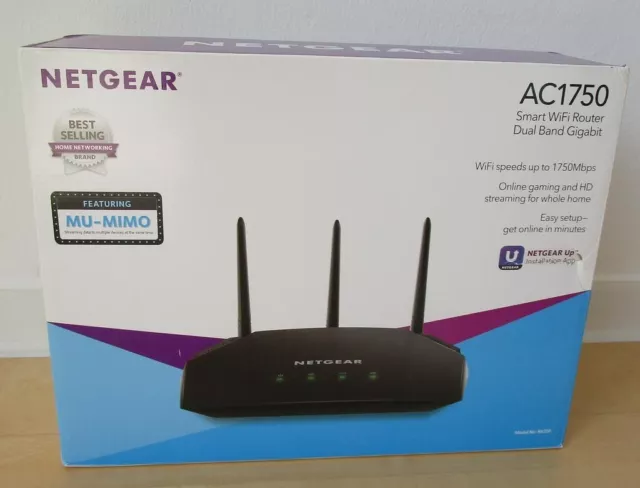 Netgear R6350-100PES AC1750 Smart WLAN Router Dual Band Wi-Fi Gigabit OVP