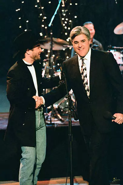 Musical Guest Clint Black On Leno 1995 Old Television Photo 4