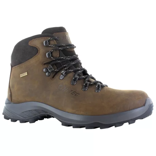 2024 Hi-Tec Mens Ravine Lite Waterproof Walking Boots Breathable Leather Hiking