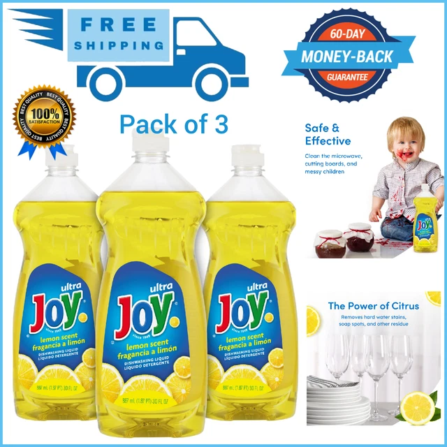 JOY ULTRA GREASE Cutting Dishwashing Dish Detergent Liquid Soap Lemon