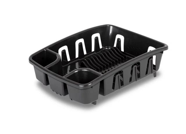 LARGE ! Dish Drainer Drying Rack Sterilite Drain Rack In Draining Large Capacity