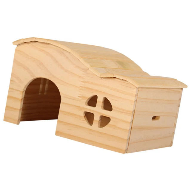 Wiederverwendbare Kleine Holz Holz Hamster Hideout Hamster Hideout Für Schmücken