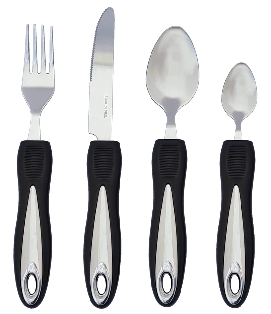 Easy Grip Cutlery Set Eating Aid Comfort Elderly Disabled Utensil Fork Spoon UK