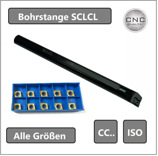 CNC QUALITÄT Bohrstange SCLCL - wahlweise mit Wendeplatten CC..