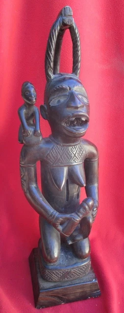 Outstanding Makonde Tribe Shetani Spirit Carving From Ebony Wood ~ Mozambique