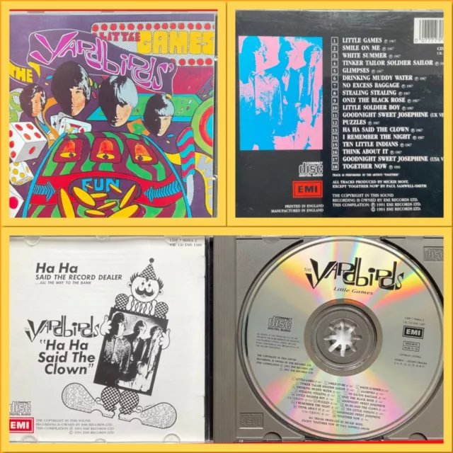 Yardbirds: Little Games 1x CD 1991 Reissue of the Original 1967 Album -PRE-OWNED