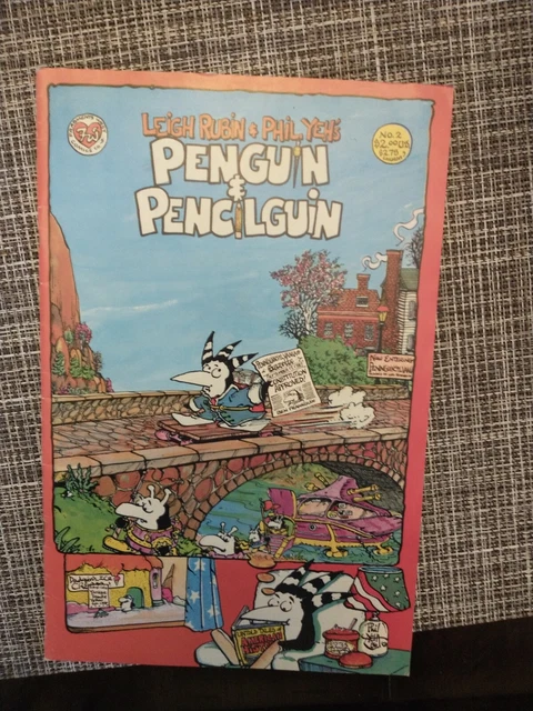 Penguin and Pencilguin #2, 1986, Usagi Yojimbo appearance, fn+