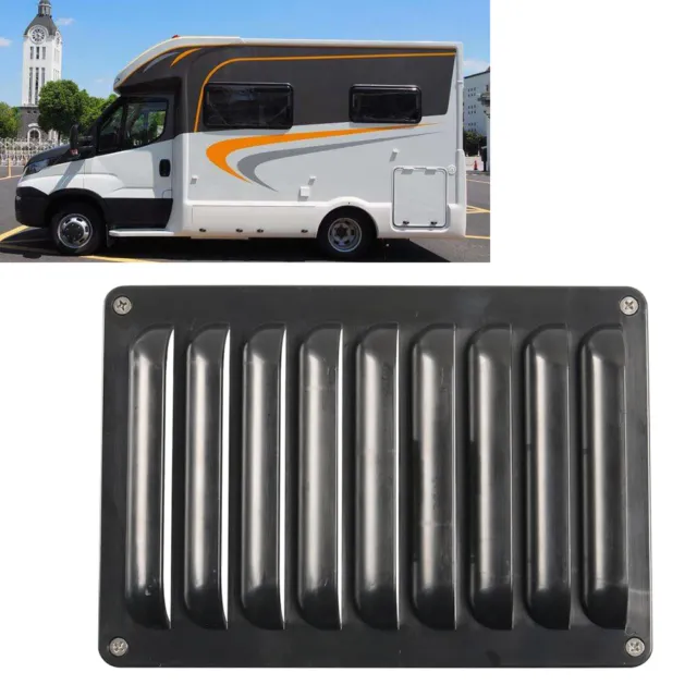 Black Air Vent Grill Cover Ventilation Grille Trim Bezel ABS For RV Bus