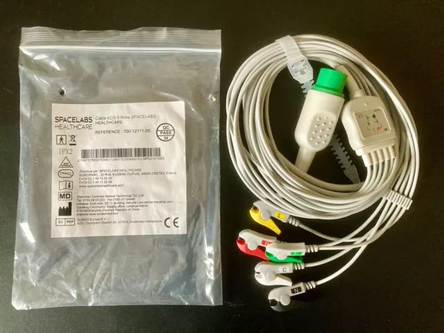 Spacelabs CareMed ECG 5 leads Cable model 700-12171_05