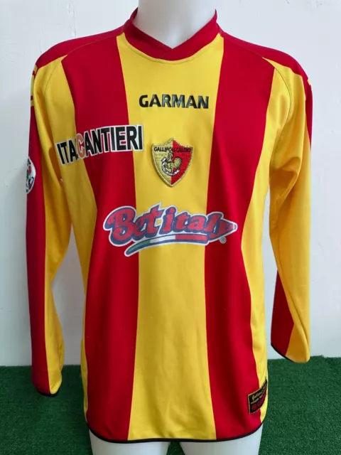 Maglia Gallipoli Di Carmine Match Worn Indossata Shirt Vintage Camiseta Coa 3