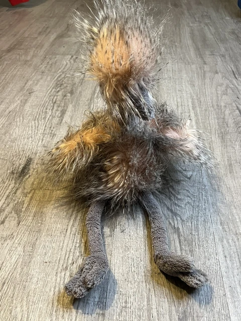 Jellycat Odette Ostrich 20" Soft Plush Stuffed Toy Animal ODE20 Gray Peach