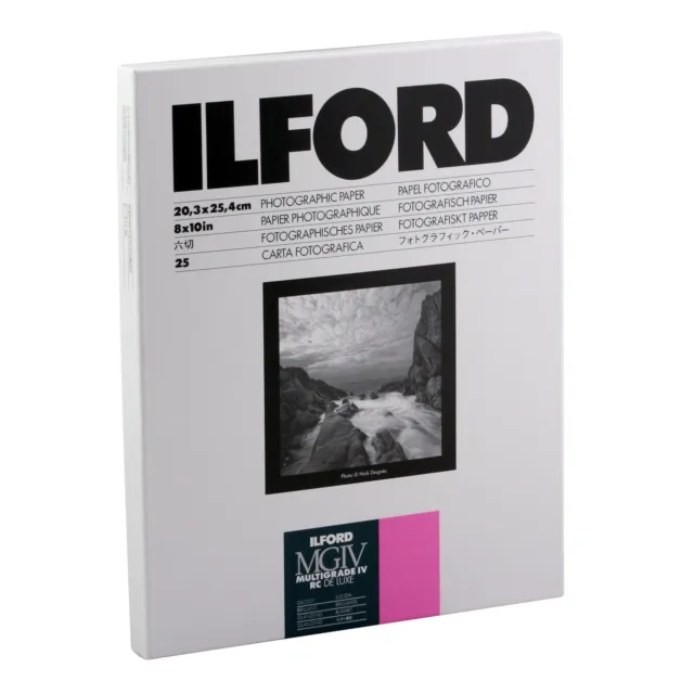 Ilford Multigrade Iv Rc Deluxe Resin Coated Vc Variable Contrast - Black And Whi