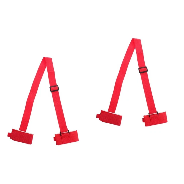2 Count Porte-skis Bandoulière De Sangle Porte-snowboard Réglable Portable