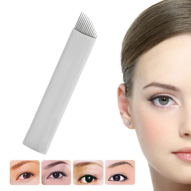 50 Pcs 14 Sloped Eyebrow Set Eyebrow 4
