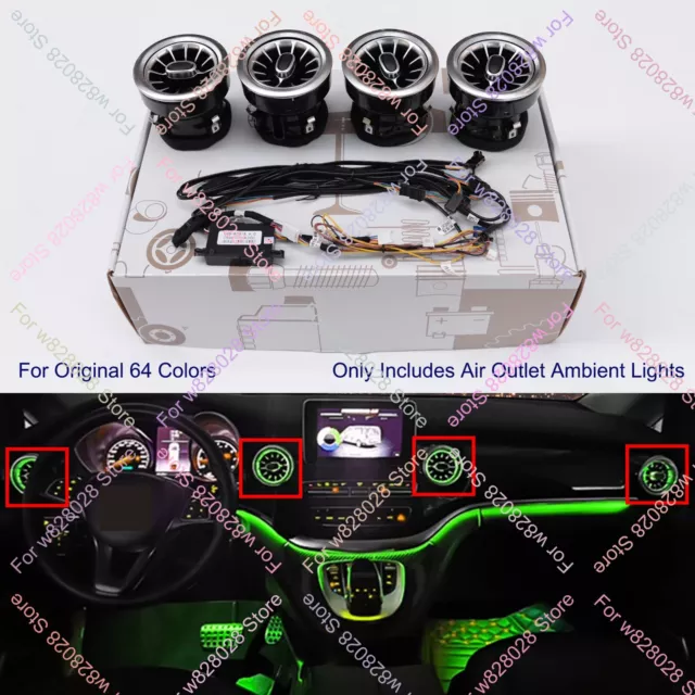 64 Farben Front Air Vent LED Umgebungslicht für Mercedes Benz V-Klasse W447