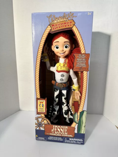 Disney Jessie Interactive Talking Yodeling Cowgirl Doll Toy Story 15” NEW