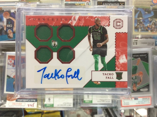2019 Panini Chronicles Cornerstones Red Obsidian Tacko Fall #RC-TFA Rookie Auto