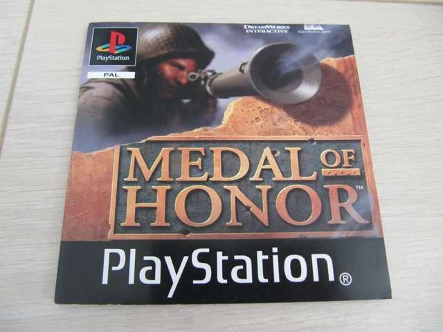JAQUETTE COVER ARRIÈRE PS1 Playstation 1 medal of honor resistance EUR 12,90 - FR