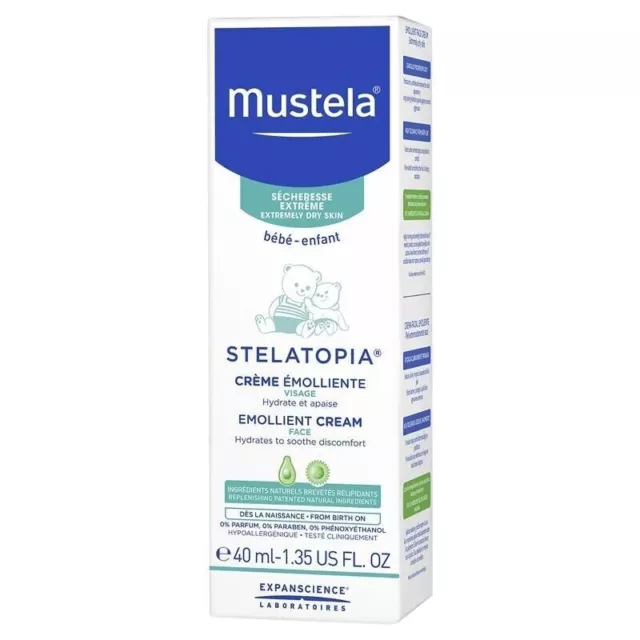 Mustela Stelatopia Emollient Face Cream 40ml