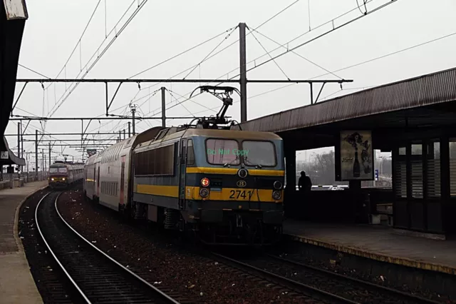 F10 6x4 Glossy Photo SNCB Class 27 2741 @ Antwerpen Berchem