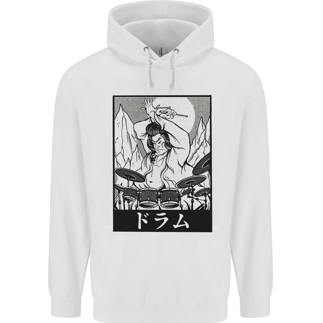 Sumo Wrestler Drummer Drumming Drum Childrens Kids Hoodie