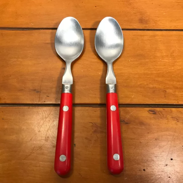 2 Tablespoons Washington Forge Mardi Gras RED Stainless Korea