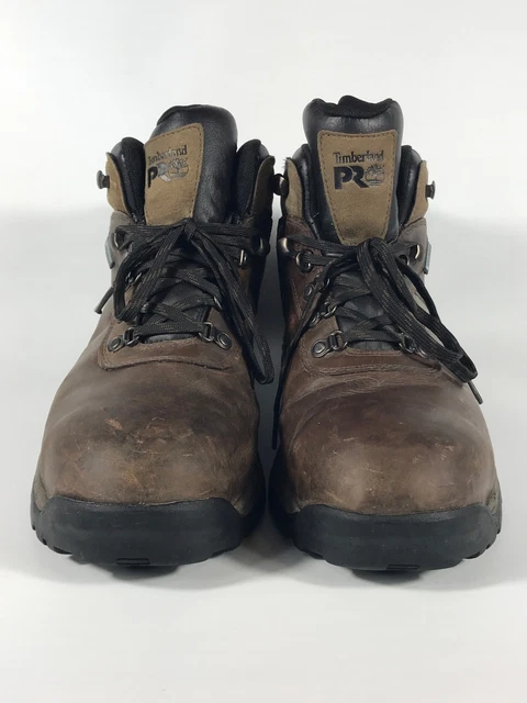 Timber Men TIMBERLAND PRO FLUME A1Q8V Boots Men 12M Brown Waterproof Steel Toe ...