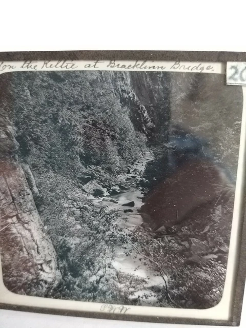 GWW VICTORIAN Glass Magic Lantern Slide geological C1890 SCOTLAND PHOTO