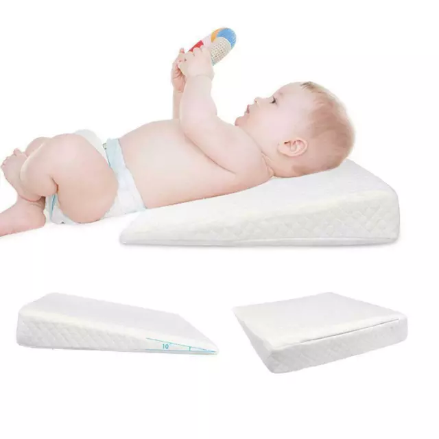 Baby Wedge Pillow Pram Moses Crib Relieves Acid Reflux Colic Congestion for Infa