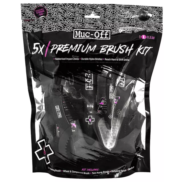 Muc-Off 5X Premium Brush Kit