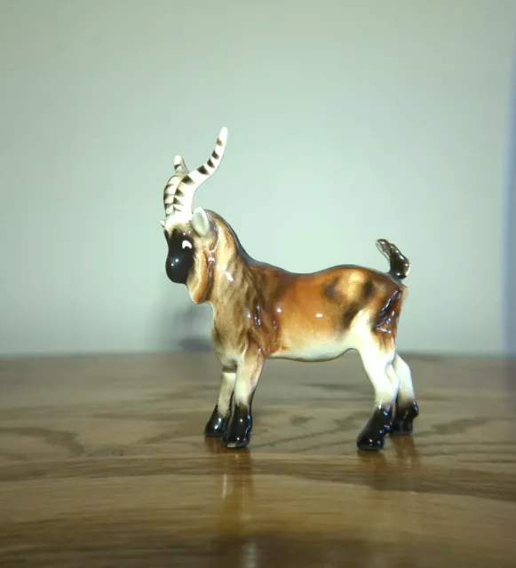 Rare Hagen Miniature Renaker Goat Papa, Model No. A-237, First Issued 1954