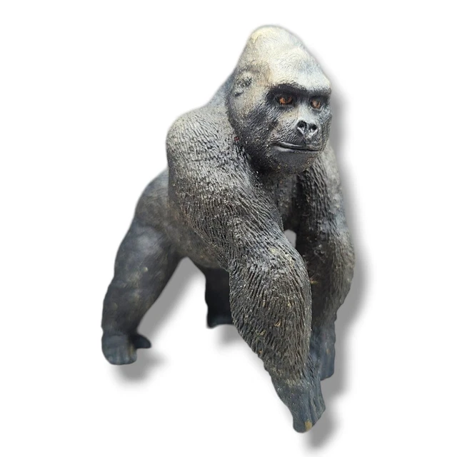 2011 Schleich Gorilla Animal Figure Silverback Gorilla Retired GB